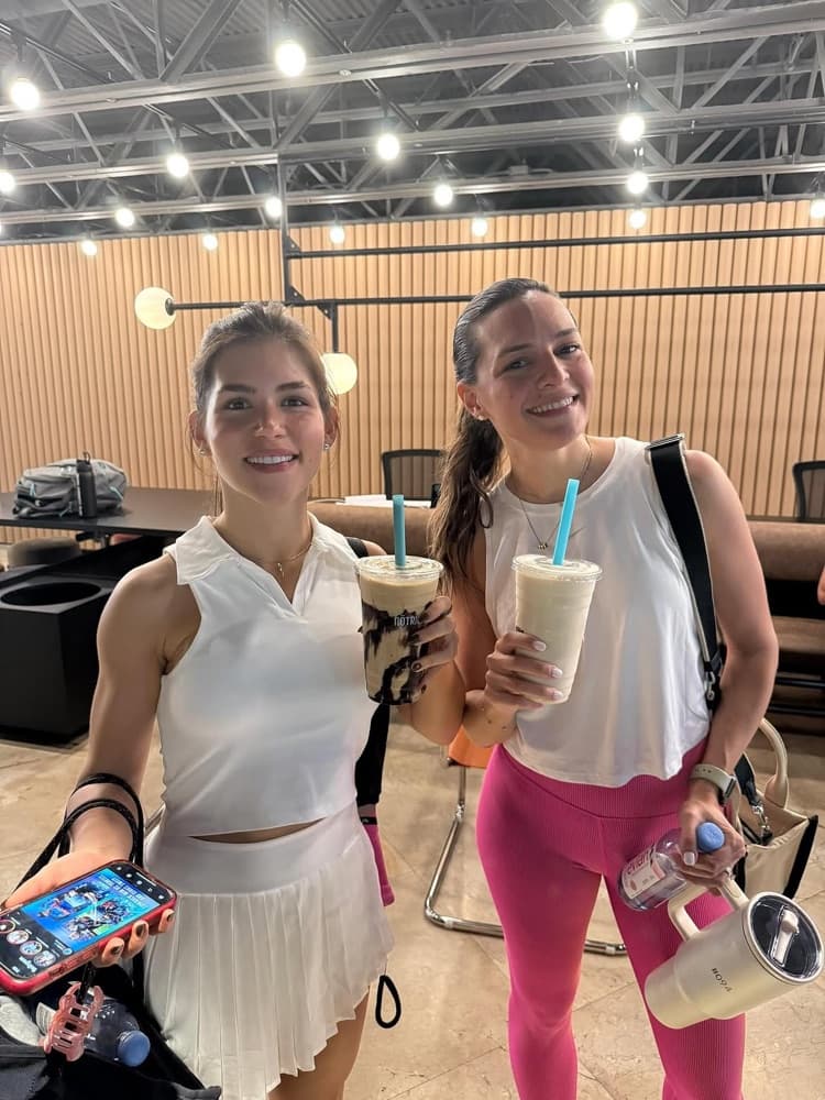 Members connecting over healthy food at Area Centre